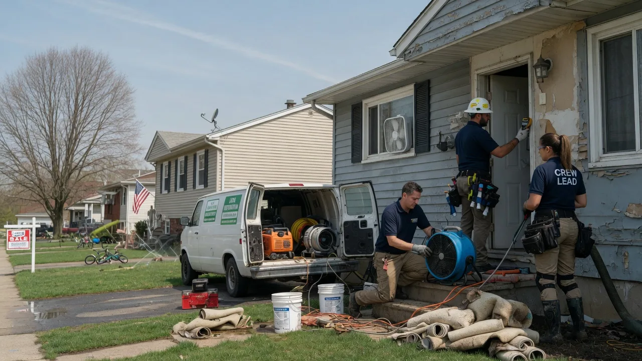 Flood Cleanup in Hop Bottom, PA near me