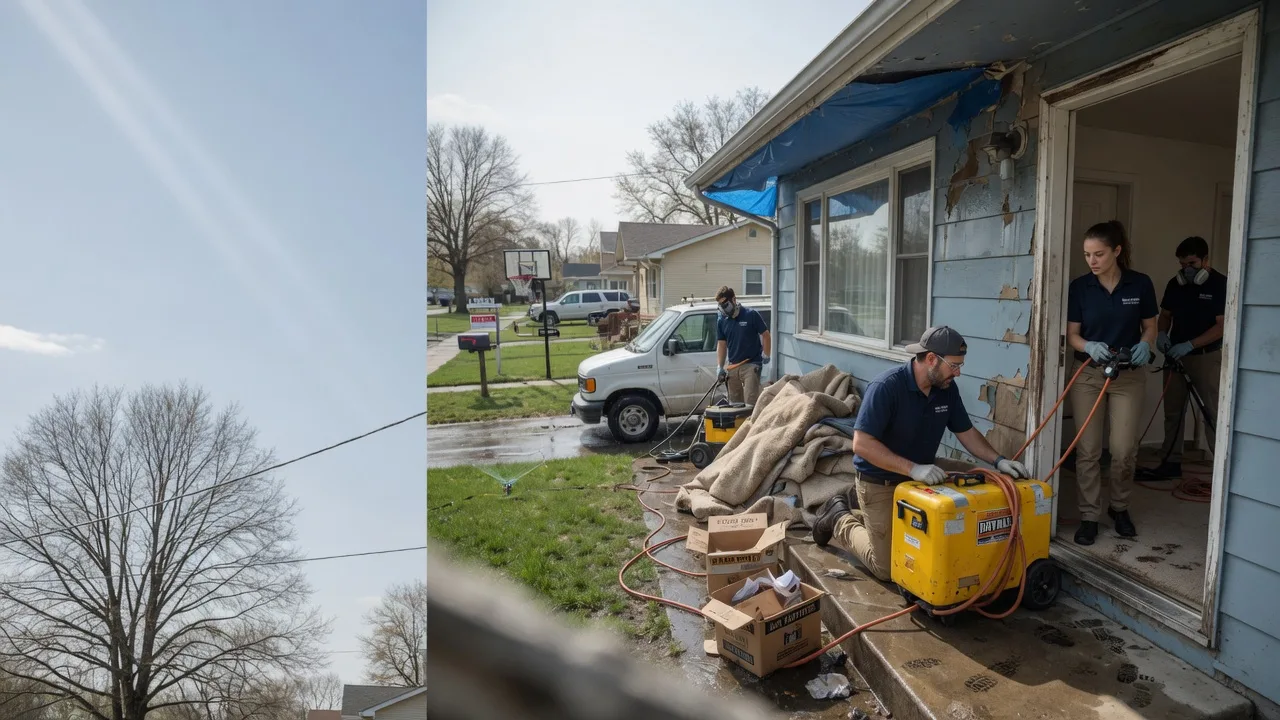 Basement Flood Cleanup in Hop Bottom, PA near me